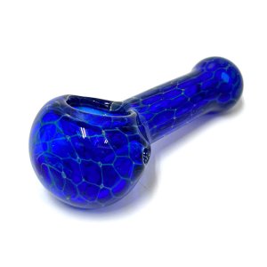 画像2: Cellular Blue Glass Spoon Pipe ガラスパイプ