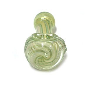 画像3: Ropes & Swirls Glass Spoon Pipe ガラスパイプ