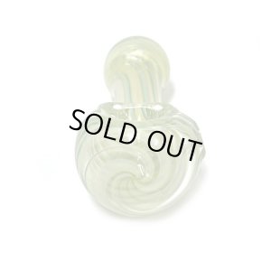 画像3: Ropes & Swirls Glass Spoon Pipe ガラスパイプ