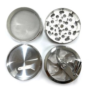 画像4: 4pc Metal Crank Grinder ハンドル付き グラインダー φ60mm