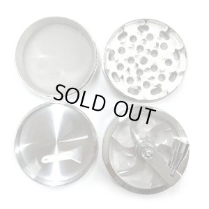 画像4: 4pc Metal Crank Grinder ハンドル付き グラインダー φ60mm