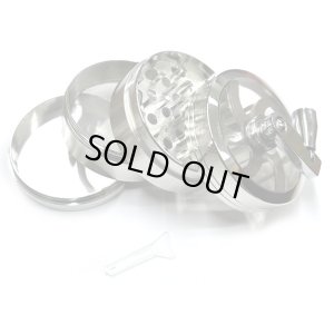 画像3: 4pc Metal Crank Grinder ハンドル付き グラインダー φ60mm