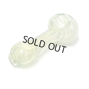 画像1: Ropes & Swirls Glass Spoon Pipe ガラスパイプ