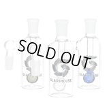 GLASS HOUSE - Diffuser Ash Catcher ガラスボング用 拡張チャンバーパーツ 90°（14mm）