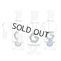 GLASS HOUSE - Diffuser Ash Catcher ガラスボング用 拡張チャンバーパーツ 90°（14mm）