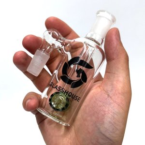 画像3: GLASS HOUSE - Diffuser Ash Catcher ガラスボング用 拡張チャンバーパーツ 90°（14mm）