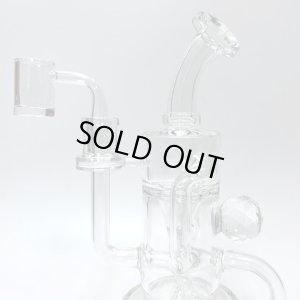 画像6: Pulsar - Debonaire Diamond Triple Perc Glass Recycler Dab Rig リサイクラー ダブリグ ボング 23.5cm