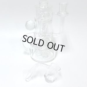 画像8: Pulsar - Debonaire Diamond Triple Perc Glass Recycler Dab Rig リサイクラー ダブリグ ボング 23.5cm