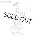 Pulsar - Debonaire Diamond Triple Perc Glass Recycler Dab Rig リサイクラー ダブリグ ボング 23.5cm