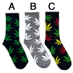 画像2: Mad Toro - Hemp Leaf Socks ヘンプリーフソックス 靴下