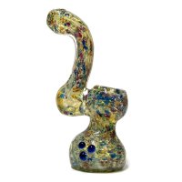 Rainbow Speckled Glass Bubbler ガラスバブラー 