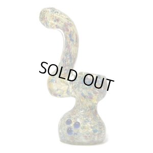 画像1: Rainbow Speckled Glass Bubbler ガラスバブラー 