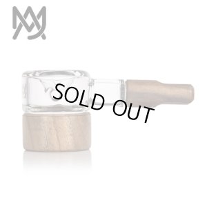 画像1: MJ Arsenal - Granby Hand Pipe ガラス& ウッド ハンドパイプ