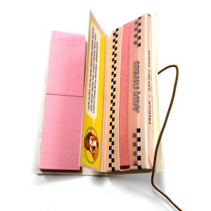 画像2: LADY HORNET - Pink Rolling Papers ペーパー 巻紙 1 1/4サイズ &フィルターチップ 76mm
