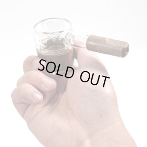 画像7: MJ Arsenal - Granby Hand Pipe ガラス& ウッド ハンドパイプ