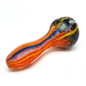 画像1: Spoon Hand Glass Pipe ガラスパイプ