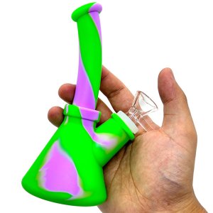 画像6: Mini Silicone Beaker Bong ミニシリコン ビーカー ボング 17cm