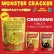 画像1: CHILL MONSTER - チルモンスター CBNクラッカー 10枚入り / CBN500mg（ガーリック&チリペッパー／チーズ／ベーコン&ブラックペッパー） (1)