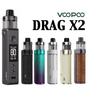 画像1: VOOPOO - DRAG X2 Kit ブープードラッグエックス2（電子タバコ ／ 電子シーシャ／ VAPEスターターキット）