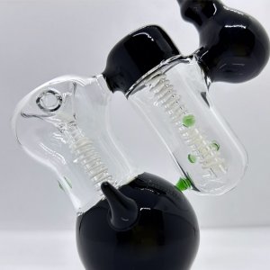 画像5: Heady Smoking Pipes - Black Hookah Bubbler  ガラスバブラー