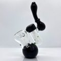 Heady Smoking Pipes - Black Hookah Bubbler  ガラスバブラー