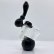画像3: Heady Smoking Pipes - Black Hookah Bubbler  ガラスバブラー  (3)