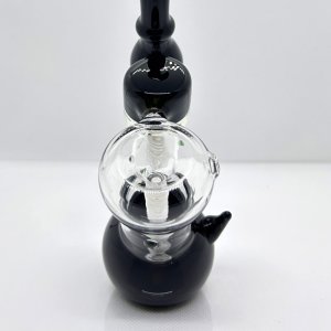 画像4: Heady Smoking Pipes - Black Hookah Bubbler  ガラスバブラー