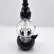 画像4: Heady Smoking Pipes - Black Hookah Bubbler  ガラスバブラー  (4)