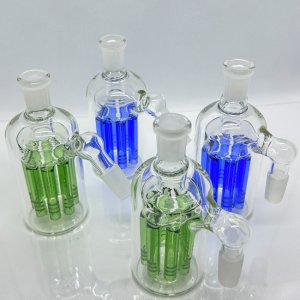 画像4: Pyrex Bubbler Ash Catcher ガラスボング用 拡張チャンバーパーツ （90°／45°）（14mm／18mm）