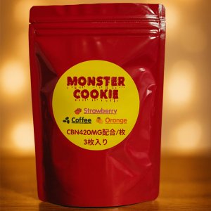 画像3: CHILL MONSTER - チルモンスター CBN420mgクッキー  簡易パッケージバージョン（3枚入り／1枚入り）