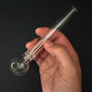 画像3: Thick Pyrex Glass クラックパイプ ガラパイ - 14cm