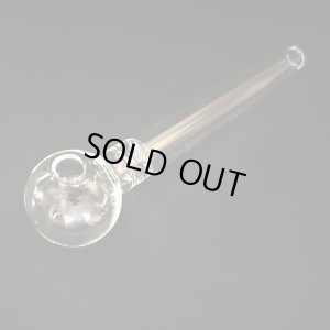 画像1: Thick Pyrex Glass クラックパイプ ガラパイ - 14cm