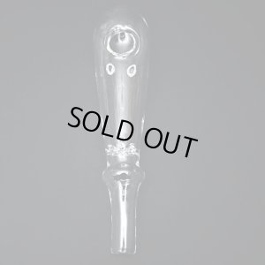 画像4: Thick Baton Style Glass クラックパイプ ガラパイ - 12.5cm