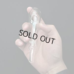 画像5: Thick Baton Style Glass クラックパイプ ガラパイ - 12.5cm