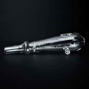 画像2: Thick Baton Style Glass クラックパイプ ガラパイ - 12.5cm