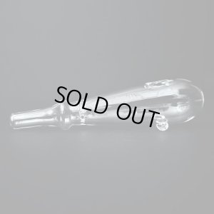 画像2: Thick Baton Style Glass クラックパイプ ガラパイ - 12.5cm