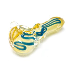 画像2: Color Changing Hand Glass Pipe ガラスパイプ