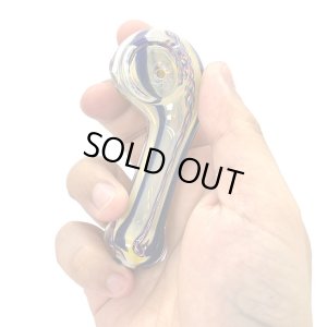 画像7: Color Changing Left Hand Glass Pipe ガラスパイプ
