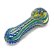 画像1: Color Changing Hand Glass Pipe ガラスパイプ (1)