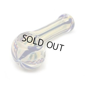 画像1: Color Changing Left Hand Glass Pipe ガラスパイプ