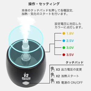 画像5: FOLAR - HYBRID V2 3in1 卓上ヴェポライザー （510規格／CBD系リキッドカートリッジ ＆ ワックス ＆ ドライハーブ兼用）