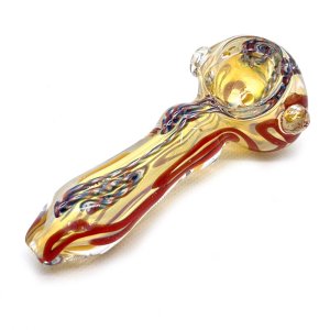 画像1: Color Changing Hand Glass Pipe ガラスパイプ