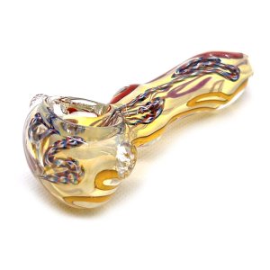 画像2: Color Changing Hand Glass Pipe ガラスパイプ