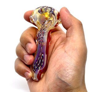 画像7: Color Changing Hand Glass Pipe ガラスパイプ
