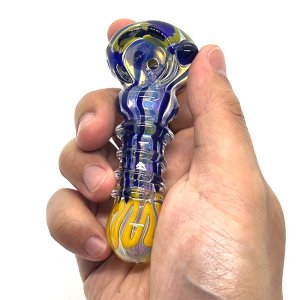 画像7: Color Changing Hand Glass Pipe ガラスパイプ