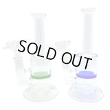 Slim Honeycomb Glass Bong  ガラスボング 15cm