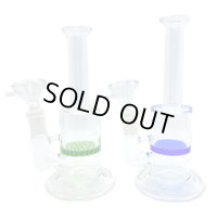 Slim Honeycomb Glass Bong  ガラスボング 15cm