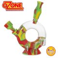 OOZE - OZONE Silicone Water Pipe & Nectar Collector 4 in 1 ガラス&シリコン ボング（ハーブ／ワックス／CBDカートリッジ対応）