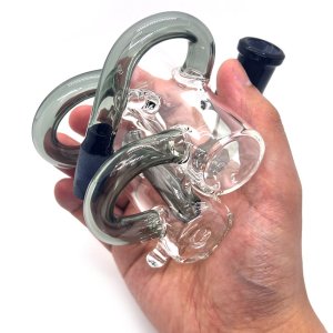 画像4: Recycler Ash Catcher ガラスボング用 拡張チャンバーパーツ 14mm  / 90°