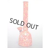 ガラスボング「カラーペイント/オレンジ」